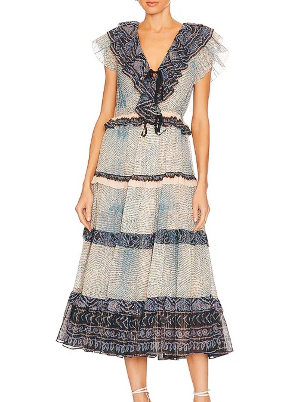 Ulla Johnson Arisa Dress in Moonstone 4